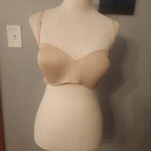 Maidenform Self Expressions Women's Size 34D Wireless Strapless Bra SE0015 Nude